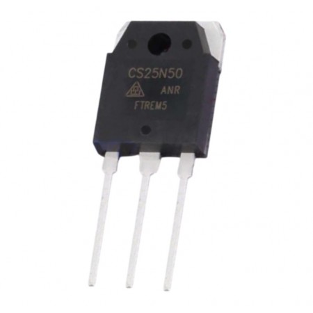 CS25N50ANR, CS25N50, N-Ch 500V 25A TO-3PN Mosfet Transistör