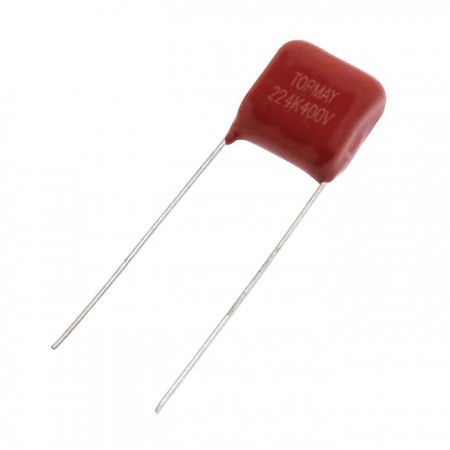 220nF 400V (P10) Metalize Film Kapasitör, 0.22uF 400V