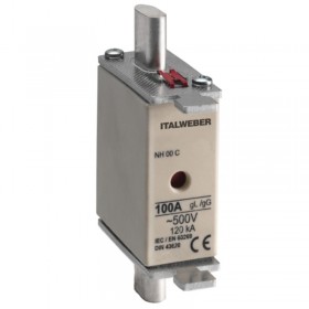 Italweber 1500160, NH00 500V 160A gG Bıçaklı Sigorta