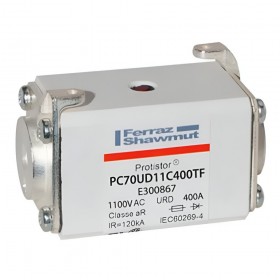 PC70UD11C400TF, E300867, 1100VAC 400A aR Yüksek Hızlı Sigorta, Mersen