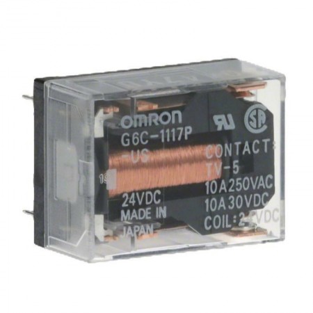 G6C-1117P-US DC24, 24VDC 10A SPST-NO (1 Form A) Röle
