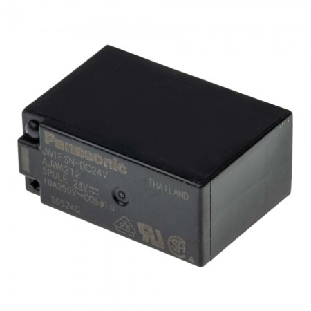 Panasonic, JW1FSN-DC24V, 24VDC 10A SPDT (1 Form C) Röle, AJW4212