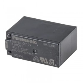 Panasonic, JW1FSN-DC12V, 12VDC 10A SPDT (1 Form C) Röle, AJW4211