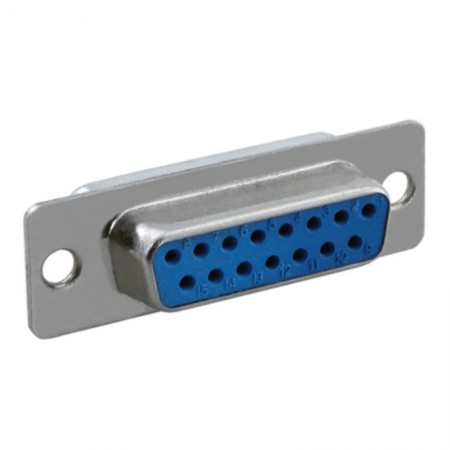 DB103, 15 Pin 2 Sıra Dişi D-Sub Konnektör, DB15 Dişi Konnektör