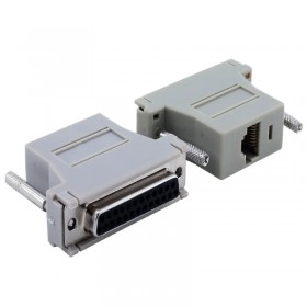 EA-102, 8P/8C Dişi / 25 Pin Dişi D-Sub Dönüştürücü