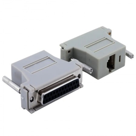 EA-102, 8P/8C Dişi / 25 Pin Dişi D-Sub Dönüştürücü
