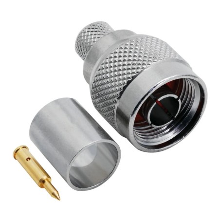 N103, N 103, N Erkek Sıkmalı Konektör, RG213