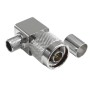 N105, N 105, N Erkek Vidalı 90' Konektör, RG213