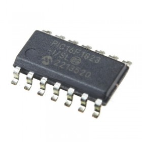 PIC16F1823-I/SL, PIC16F1823, MCU 8-bit PIC16 PIC RISC 3.5KB Flash 3.3V/5V Automotive SOIC-14