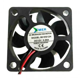 Xmer 5015S12H, 50x50x15mm 12VDC 0.20A 2 Kablolu Fan