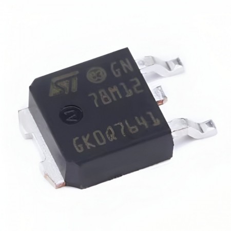 L78M12CDT, 78M12, 7812, 12V 500mA TO-252 SMD Voltaj Regülatör