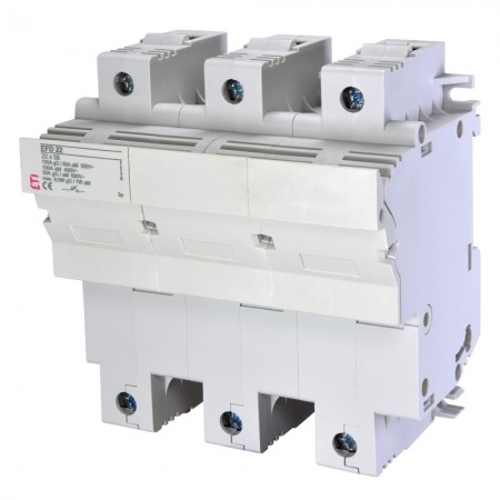 ETI 002570004, EFD 22 3P 22x58mm 690V 100A Ray Montaj Sigorta Yuvası
