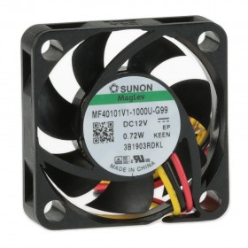 MF40101V1-1000U-G99, 40x40x10mm 12VDC 0.72W 3 Kablolu Fan