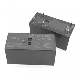 HF115FK/24-Z1T, 24VDC 16A SPDT (1 Form C) Röle