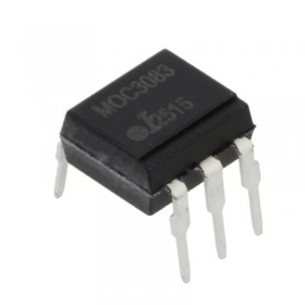 MOC3083, Triyak Çıkışlı Optoizolatör 1-Ch DIP-6
