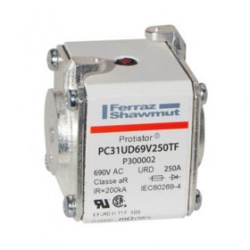PC31UD69V250TF, 690VAC 250A aR Hızlı Sigorta
