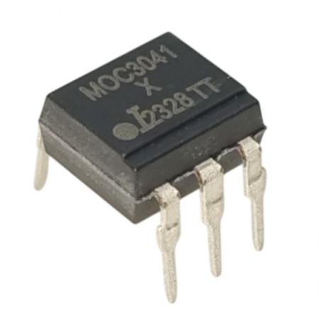 MOC3041X, MOC3041, 15mA Triak Çıkışlı DIP-6 Optokuplör