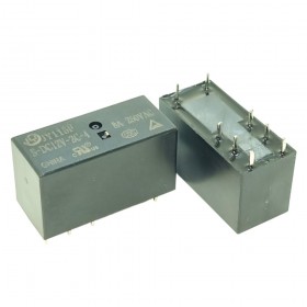 JY115F/S-DC12V-2C-4, 12VDC 8A DPDT-CO (2 Form C) Çift Kontak Röle