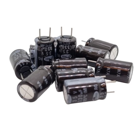 330uF 35V 10x16mm 105'C Elektrolitik Kondansatör