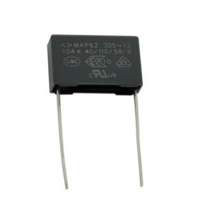 100nF 305V AC 15mm MKP62 X2 Polyester Kapasitör