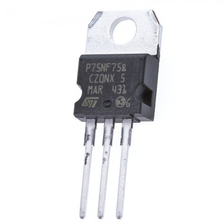STP75NF75, P75NF75, 75NF75 Mosfet N-Channel 75V 80A TO-220AB