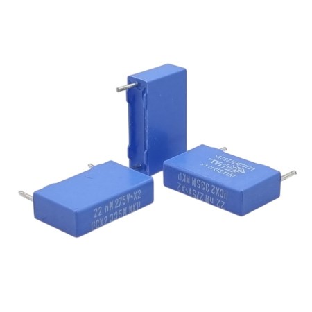 22nF 275V AC 15mm X2 Polyester Kapasitör