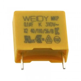 100nF 310V AC 10mm MKP X2 Film Kapasitör
