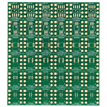 DIP-Adapter-Evm, SMD to DIP Adapter PCB