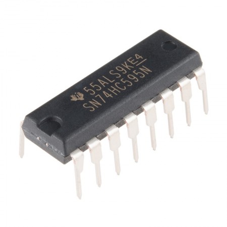 SN74HC595N, 74HC595N, 74HC595 Shift Register Single 8-Bit DIP-16
