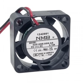 02510SS-05M-AA-00, 25x25x10mm 5VDC 0.12A 2 Kablolu Fan, 1004KL-01W-B40-B0