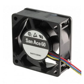 109R0612S4011, 60x60x25mm 12VDC 0.17A 3 Kablolu Fan