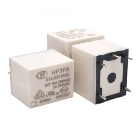 HF3FA/012-ZST, 12VDC 10A SPDT (1 Form C) Röle, HF3FA/012-ZSTF