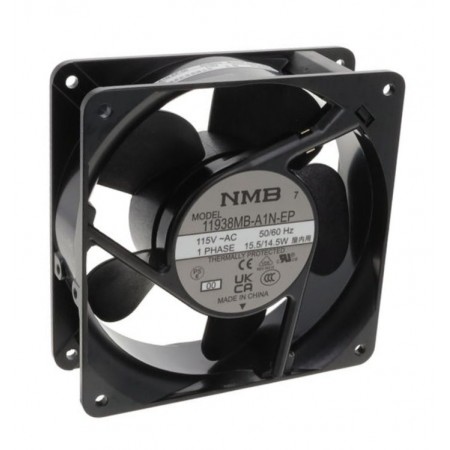 11938MB-A1N-EP-00, 120x120x38mm 115VAC 2 Kablolu Fan, 4715MS-12T-B5A