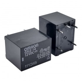 G5LE-14-DC12, 12VDC 10A SPDT (1 Form C) Röle