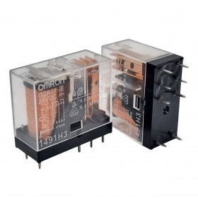 G2R-1-E-DC24, 24VDC 16A SPDT (1 Form C) Röle