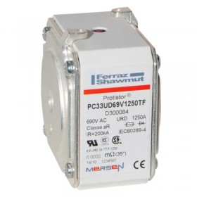 PC33UD69V1250TF, 690VAC 1250A aR Hızlı Sigorta