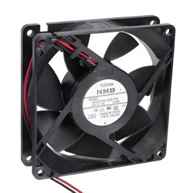 09225VA-24Q-EA-00, 92x92x25mm 24VDC 0.49A 2 Kablolu Fan, 3610VL-05W-B70-E00
