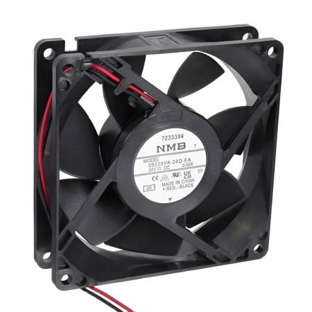 09225VA-24Q-EA-00, 92x92x25mm 24VDC 0.49A 2 Kablolu Fan, 3610VL-05W-B70-E00
