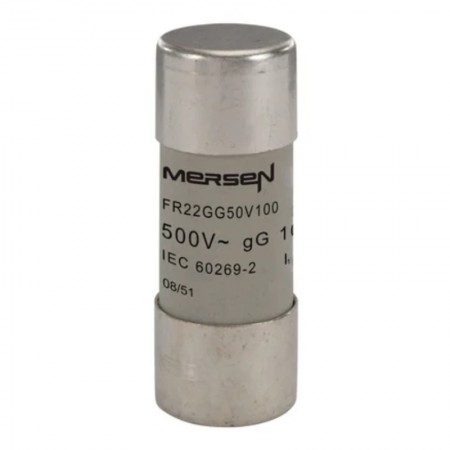 FR22GG50V100, 22x58mm 500V 100A gG Porselen Sigorta
