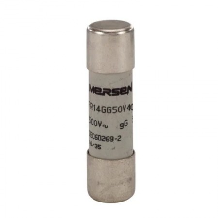 Mersen FR14GG50V40, 14x51mm 500V 40A gG 100kAPorselen Sigorta

Mersen X218198