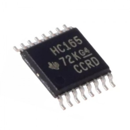SN74HC165PWR, 74HC165, HC165, TSSOP-16 SMD Entegre Devre