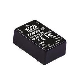 DCW08B-15, 18-36Vin ±15Vout ±267mA 8W DC/DC Konvertör, MeanWell