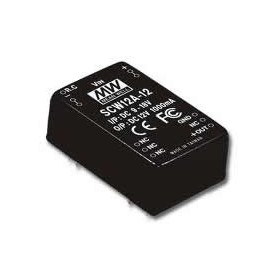SCW12B-12, 18-36Vin 12Vout 1000mA 12W DC/DC Konvertör, MeanWell