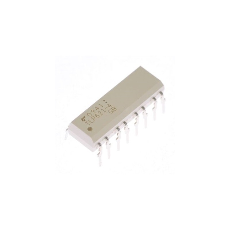 TLP6214, TLP621 Optocoupler DCIn Transistor Out 4Ch 5KV Iso DIP16