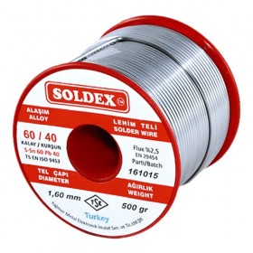 Soldex 600755 0.75mm 500gr Sn:60 Pb:40 Lehim Teli