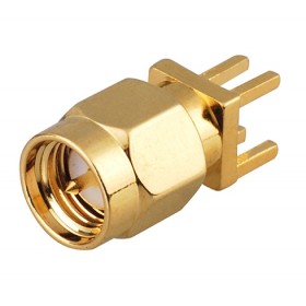 SMA302, SMA Erkek PCB Tip 180'