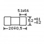 5x20mm 315mA 250V Porselen Sigorta