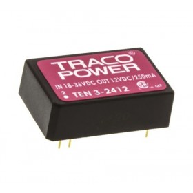 TEN 3-2412, 24Vin 12Vout 250mA 3W DC/DC Konvertör