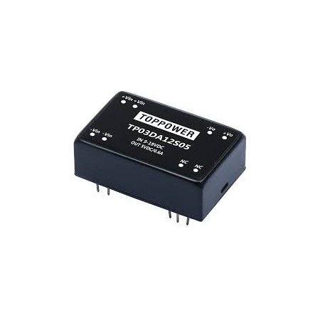 TP03DA48D15, 36-72Vin ±15Vout ±100mA 3W DC/DC Konvertör