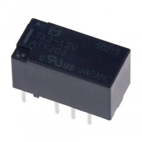 TX2-12V, 12VDC 2A, 2 Form C, Telekom Röle